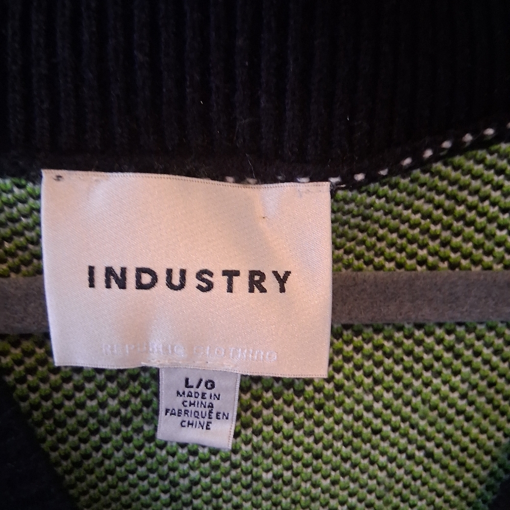 Black Floral Women's Sweater - Picture 3 of 3